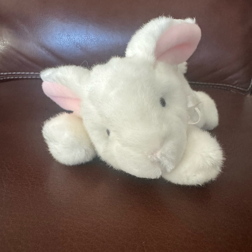 Russ “Bitty” Bunny Rabbit White Stuffed Animal Plush Toy Vintage